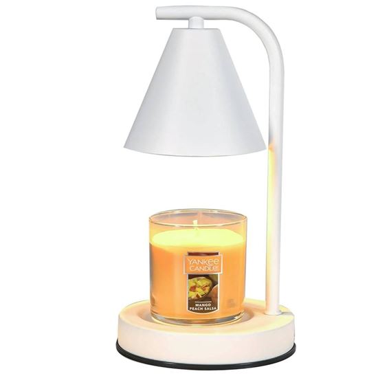 imagen Home Decor Fragrance Candle Warmer Lamp Wooden Base Candle Warmer Lamp Wax Melt Candle Warmer