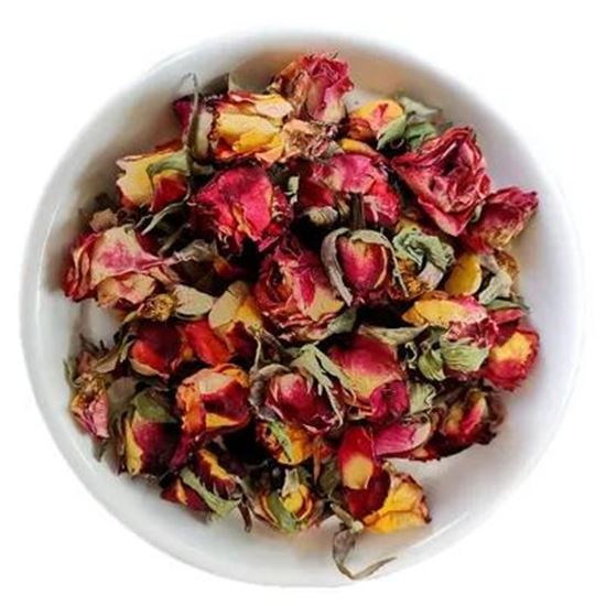 Picture Of Colorful rose bud