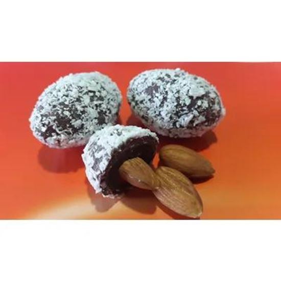 Picture Of Coconut Chocolate covered dates