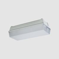 FANAL LED Industrial emergency luminaire, Maintained, Satin white Polycarbonate diffuser, 4000K, LED