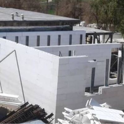 Picture Of Implementation of skeleton and building with ICF template system