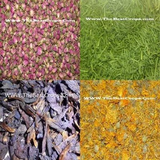 Picture Of Herbal Tea ingredients, 100% natural herbs