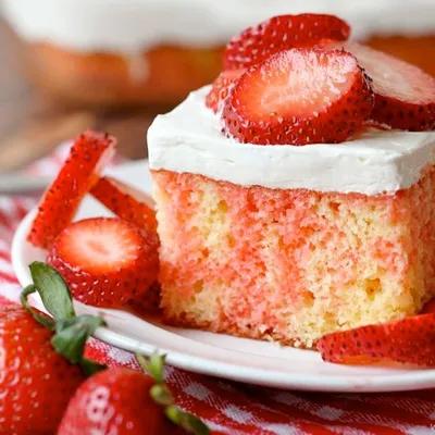 تصویر  Strawberry cake mix 500gr - roshd