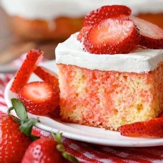 Picture Of Strawberry cake mix 500gr - roshd
