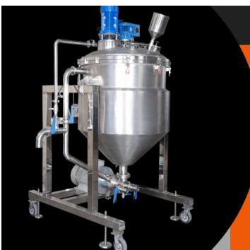 Picture Of Vacuum homogenizer mixer for pharmaceutical, chemical and sanitary purposes