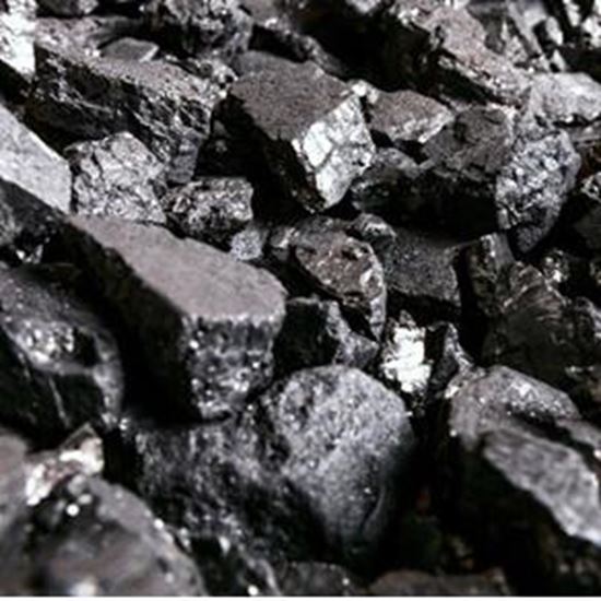 Picture Of Granulated anthracite coal, from zero size to required sizes in different packages