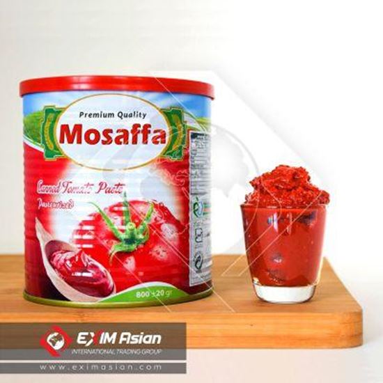 Picture Of Canned Tomato Paste with Easy Open Lid