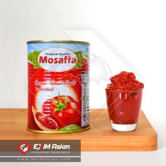 Picture Of Canned Tomato Paste with Easy Open Lid