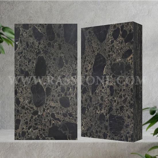 تصویر کا Black Marshal Marble - Rasstone