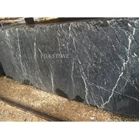 Fossil Black Marble Block